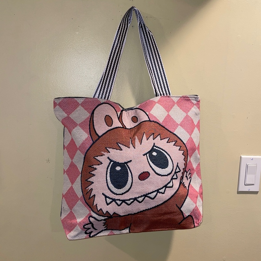 Brown and Pink Tote NWOT